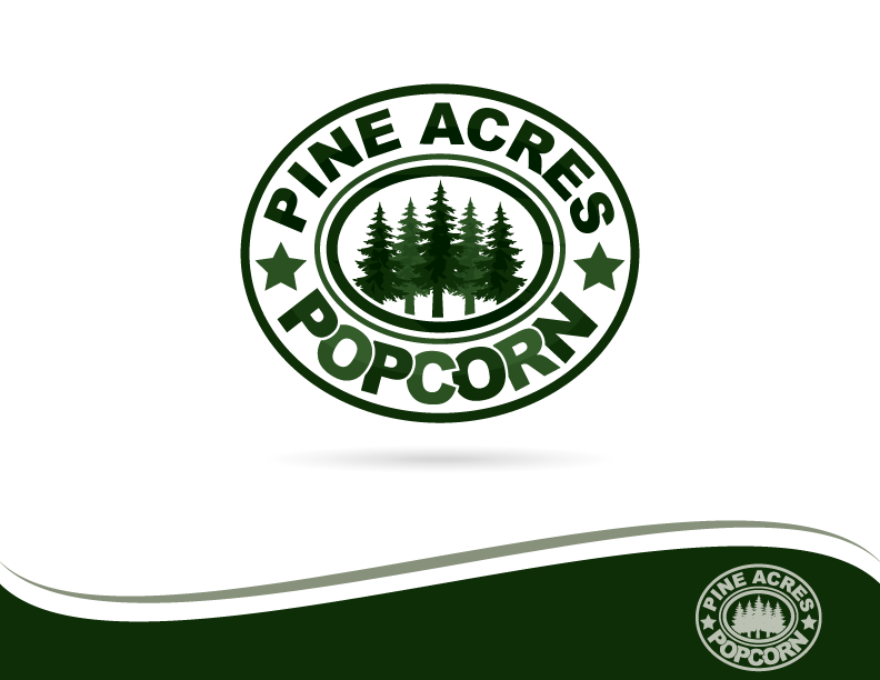 Logo Design by All American Designs for Pine Acres Popcorn | Design #3957929
