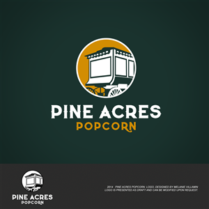 Logo-Design von mvillamin für Pine Acres Popcorn | Design: #4000155