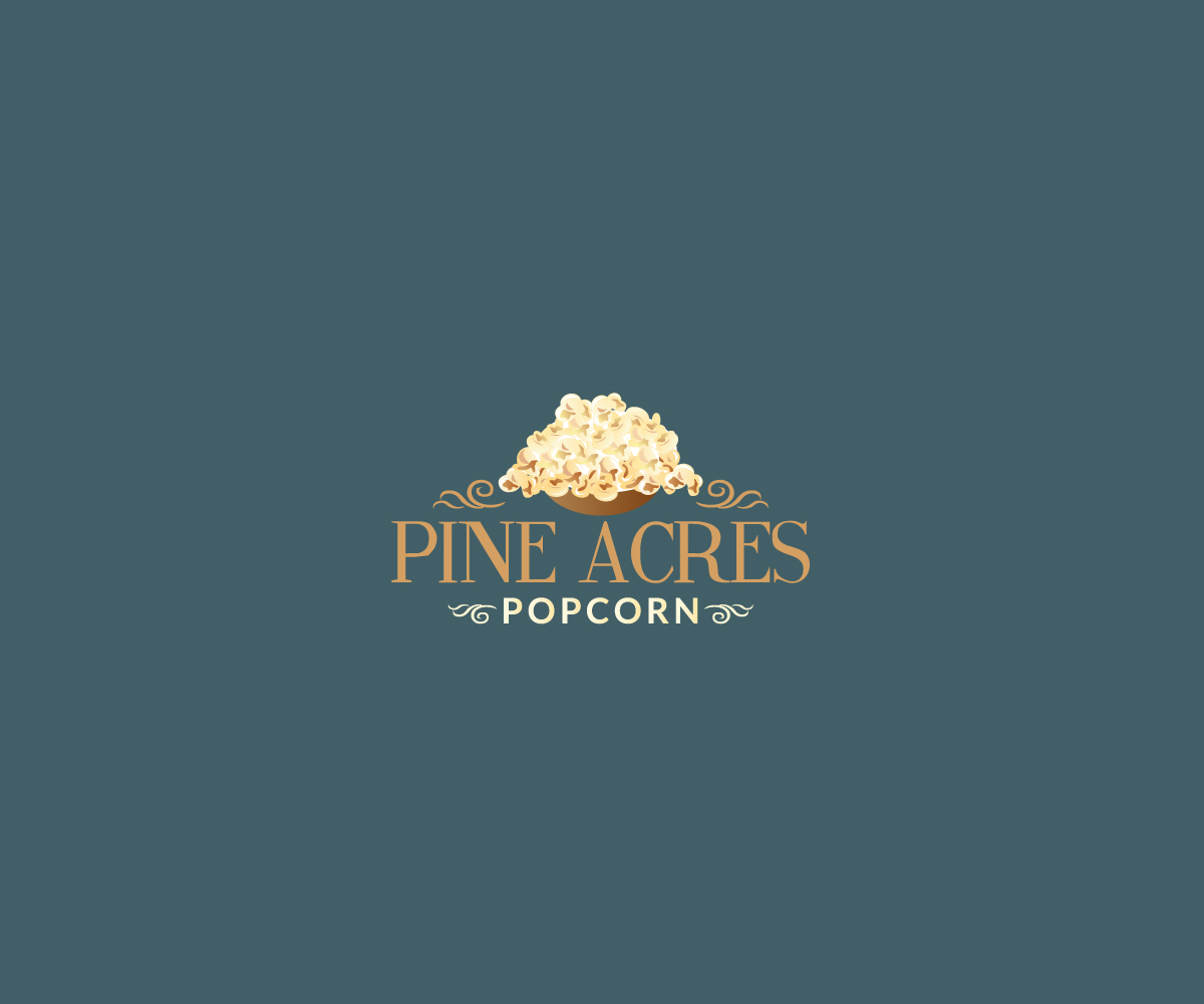 Logo Design by Rflames for Pine Acres Popcorn | Design #4022649