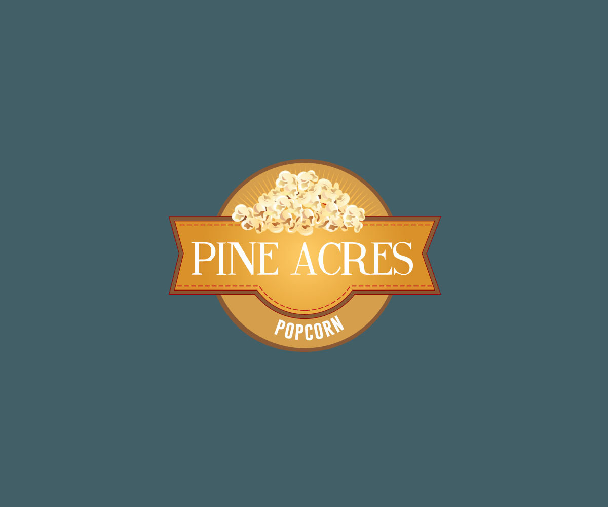 Logo Design by Rflames for Pine Acres Popcorn | Design #4022653