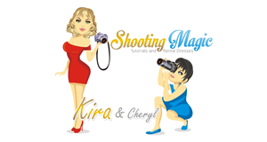 Kira&Cheryl Shooting Magic Tutorials and Shooting Magic Rental Dresses | Logo Design by RINIDEH