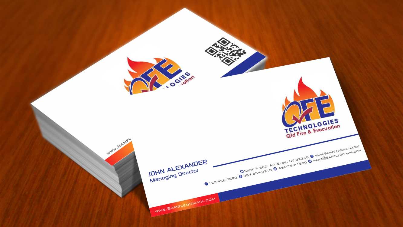 Business Card Design by AwsomeD for QFE Technologies Pty Ltd | Design #3954250