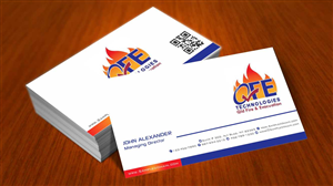 Visitenkarten-Design von AwsomeD für QFE Technologies Pty Ltd | Design: #3954250