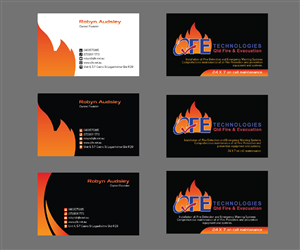 FIRE ALARM INSTALLATION & MAINTENANCE COMPANY NEEDS A BUSINESS CARD DESIGN | Design de Carte de Visite par kousik