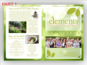 Graphic Design by Gintale for Elements Third Age Living @ Springwood | Design: #3962941