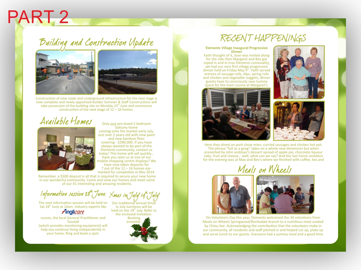 Graphic Design by Gintale for Elements Third Age Living @ Springwood | Design #3962943