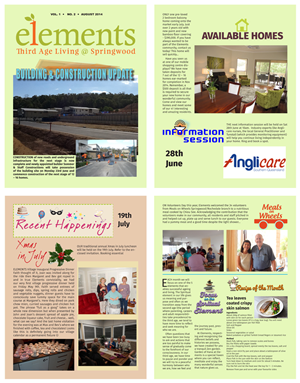 Graphic Design by Venus L. Penaflor for Elements Third Age Living @ Springwood | Design #3969145