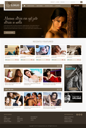 Upscale Adult website | Diseño Web por Pixeleas