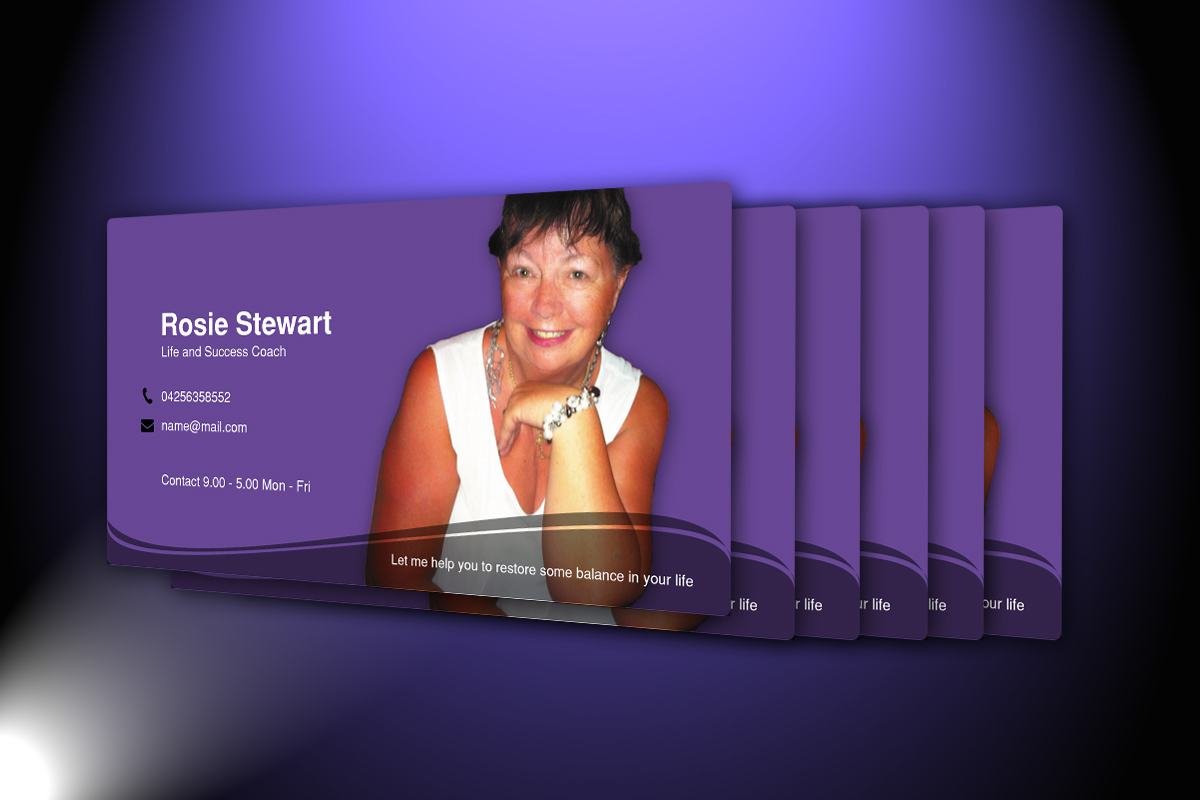 Business Card Design by Design7 for Rosie Stewart Life and Business Coach | Design #3976141