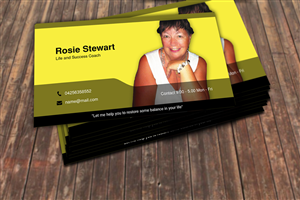 Visitenkarten-Design von Design7 für Rosie Stewart Life and Business Coach | Design #3977438