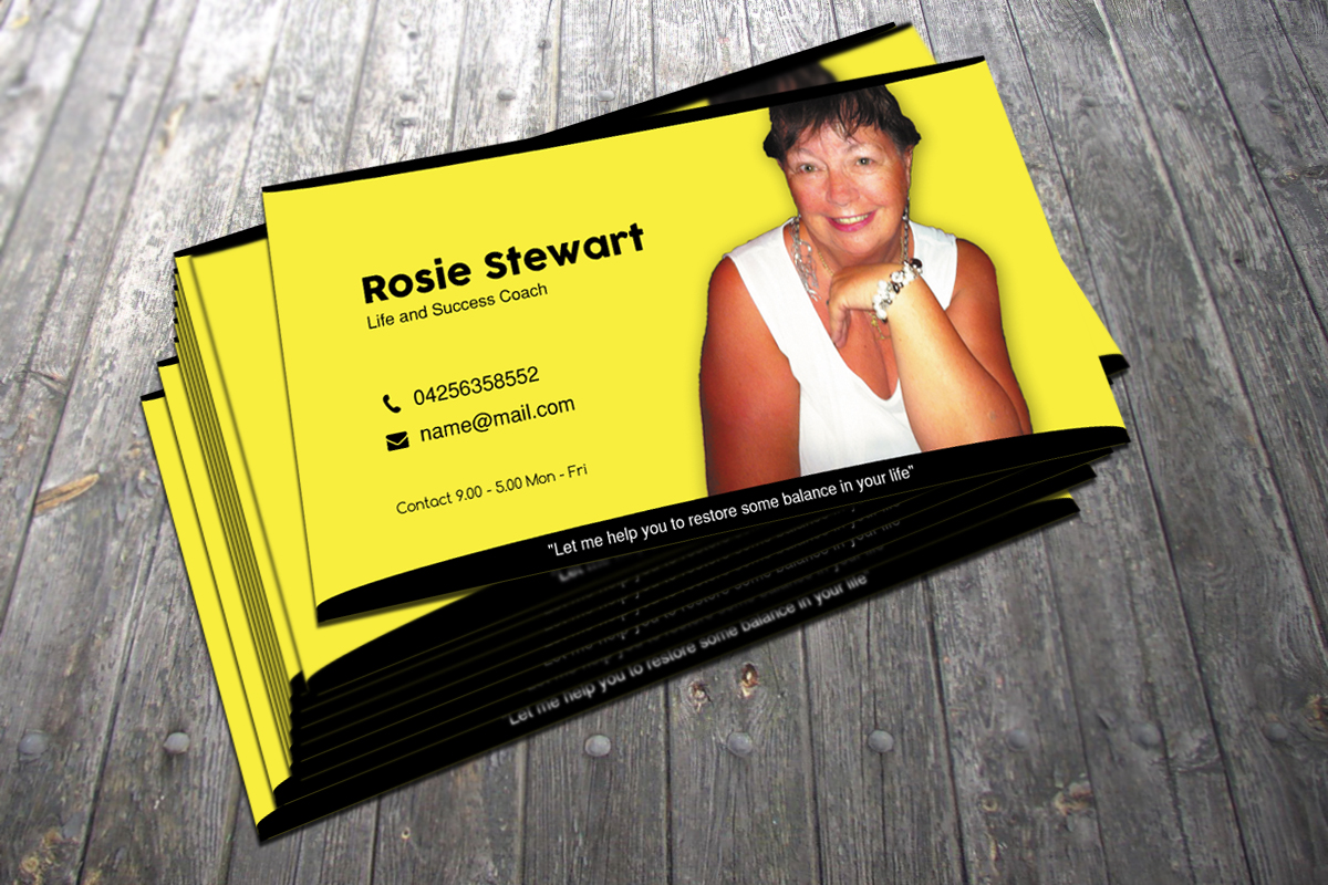 Business Card Design by Design7 for Rosie Stewart Life and Business Coach | Design #3979178