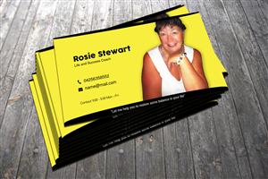 Business Card Design by Design7 for Rosie Stewart Life and Business Coach | Design: #3979178