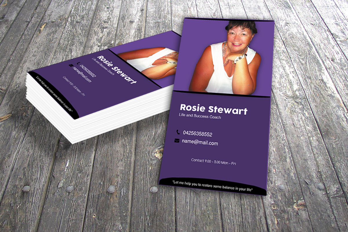 Business Card Design by Design7 for Rosie Stewart Life and Business Coach | Design #3981879