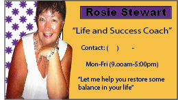 Business Card Design by ree for Rosie Stewart Life and Business Coach | Design: #3989981