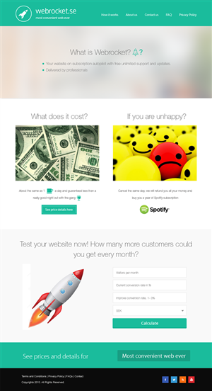 Diseño Web por Infinity Pix para Webrocket | Diseño #4003613