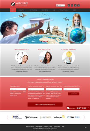 Web Design by pb for Webrocket | Design: #3970540