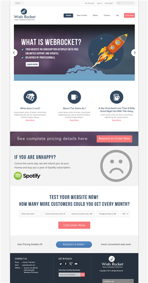 Web Design by bestdesignzzz for Webrocket | Design: #3967978