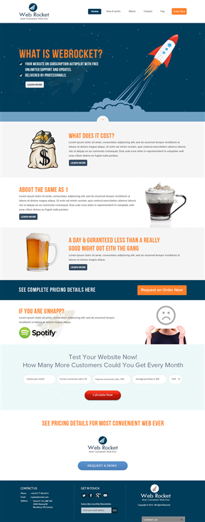 Diseño Web por bestdesignzzz para Webrocket | Diseño #4000630