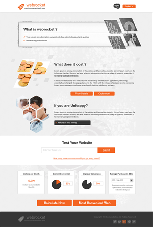 Diseño Web por TechWise para Webrocket | Diseño #3964947