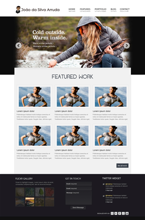 Web Design by JohnM. for joaodasilvaarruda fashion | Design: #1260480