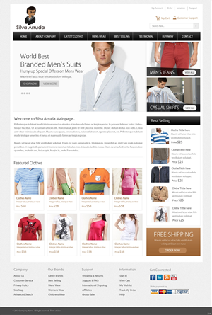 Web Design by pb for joaodasilvaarruda fashion | Design: #1260318