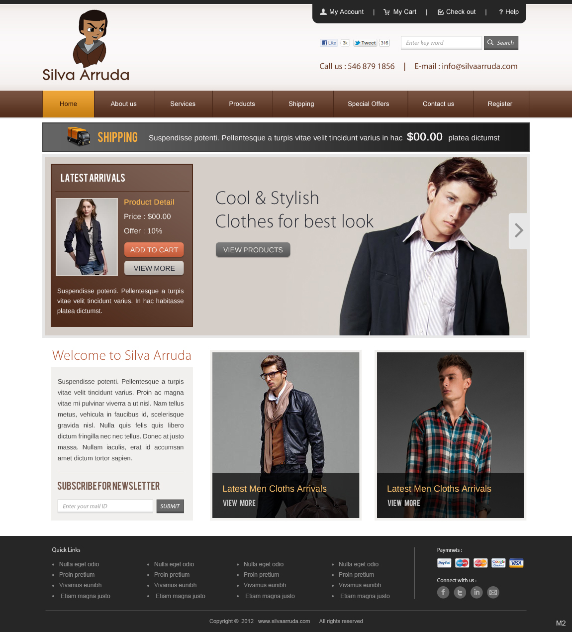 Web Design by pb for joaodasilvaarruda fashion | Design #1263566