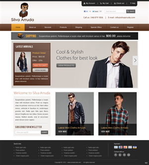Web Design by pb for joaodasilvaarruda fashion | Design: #1263566