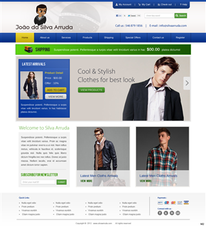 Web Design by pb for joaodasilvaarruda fashion | Design: #1284757