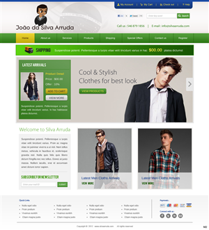 Web Design by pb for joaodasilvaarruda fashion | Design: #1309682