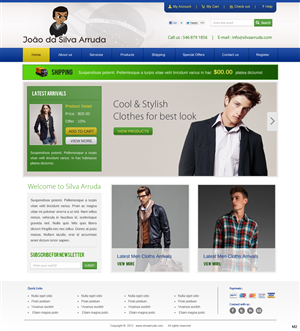 Web Design by pb for joaodasilvaarruda fashion | Design: #1309685