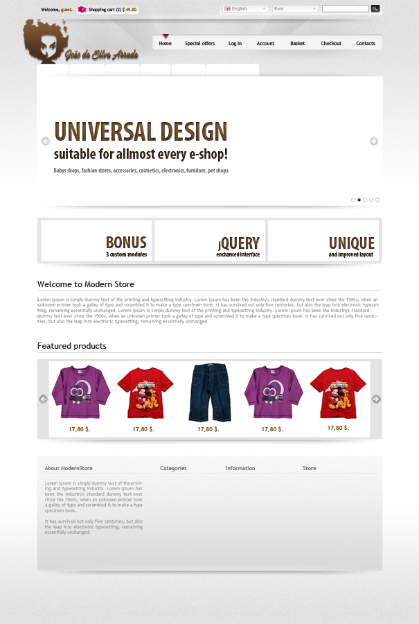 Web Design by bachir7 for joaodasilvaarruda fashion | Design #1173465