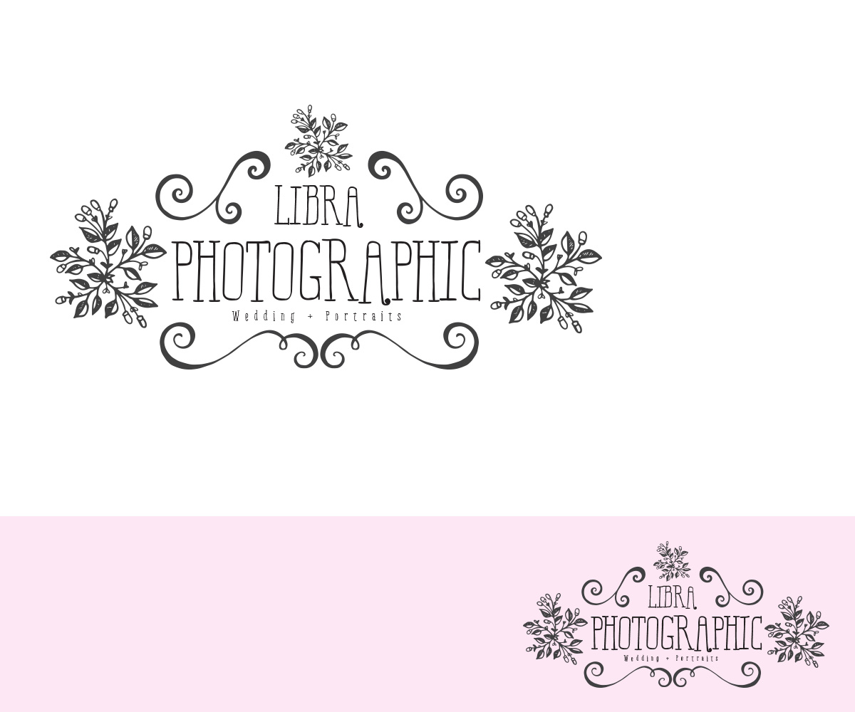 Diseño de Logo por PaperCrane Studio para Libra Photographics | Diseño #3954841
