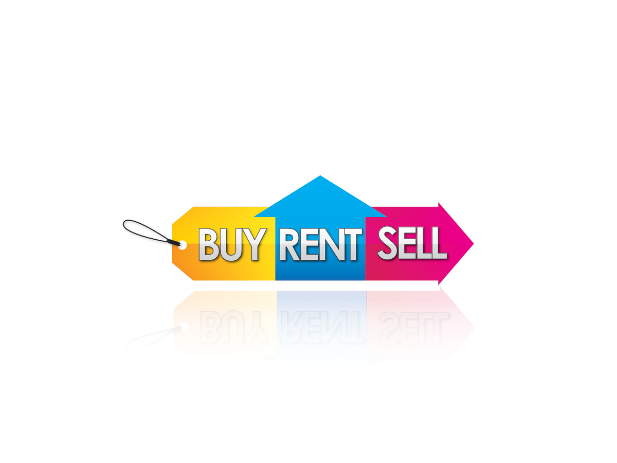 Modern Colorful Property Logo Design For Buy Rent Sell By Nitsuj Design