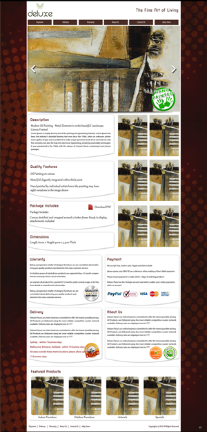 Diseño Web por pb para Vanatage Direct PTy LTD | Diseño: #1077929