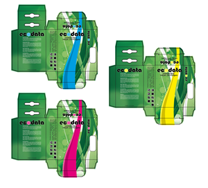 Eco-friendly printer cartridges and toners packaging | Diseño de Empaque por A DESIGN FOR YOU
