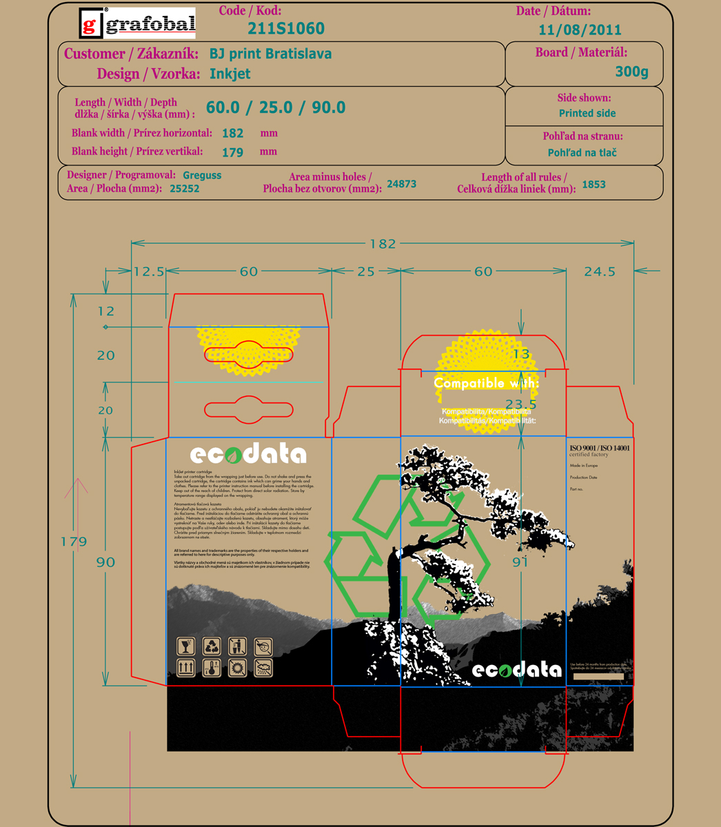 Verpackungs-Design von NegZero für Euro Data SK, a.s. | Design #1138485