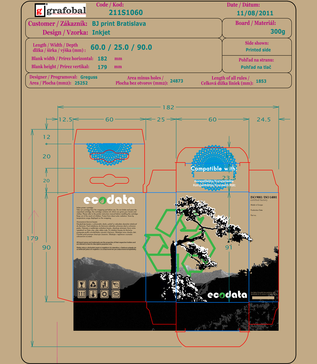 Verpackungs-Design von NegZero für Euro Data SK, a.s. | Design #1138492