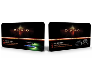 Visitenkarten-Design von Hardcore Design für Diablo Royale Customs | Design #3983846