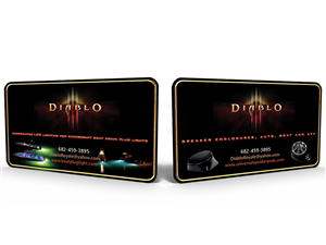 Business Card Design by Hardcore Design for Diablo Royale Customs | Design: #3983972