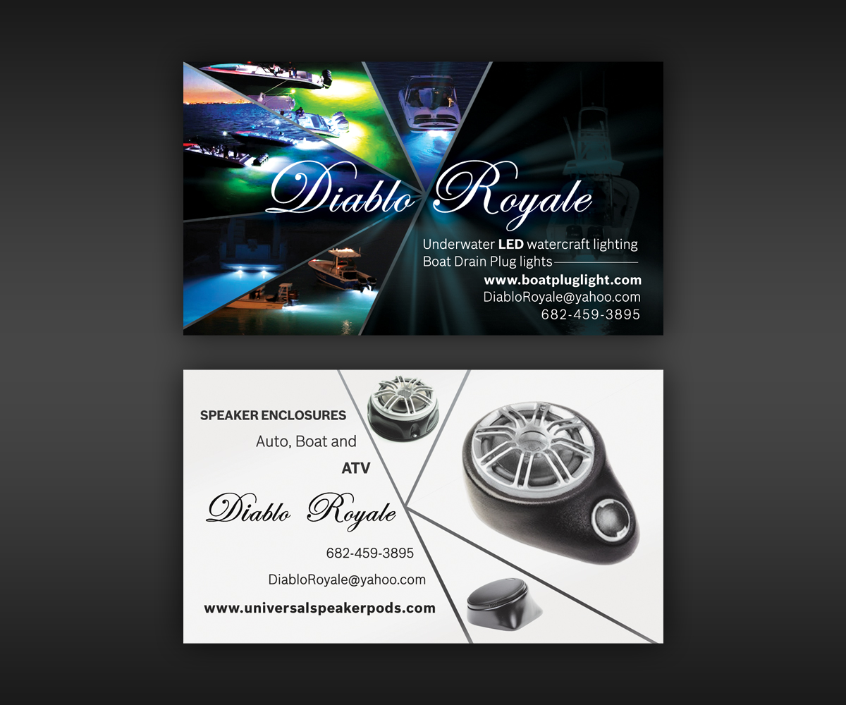 Business Card Design by Ethien for Diablo Royale Customs | Design #3978425