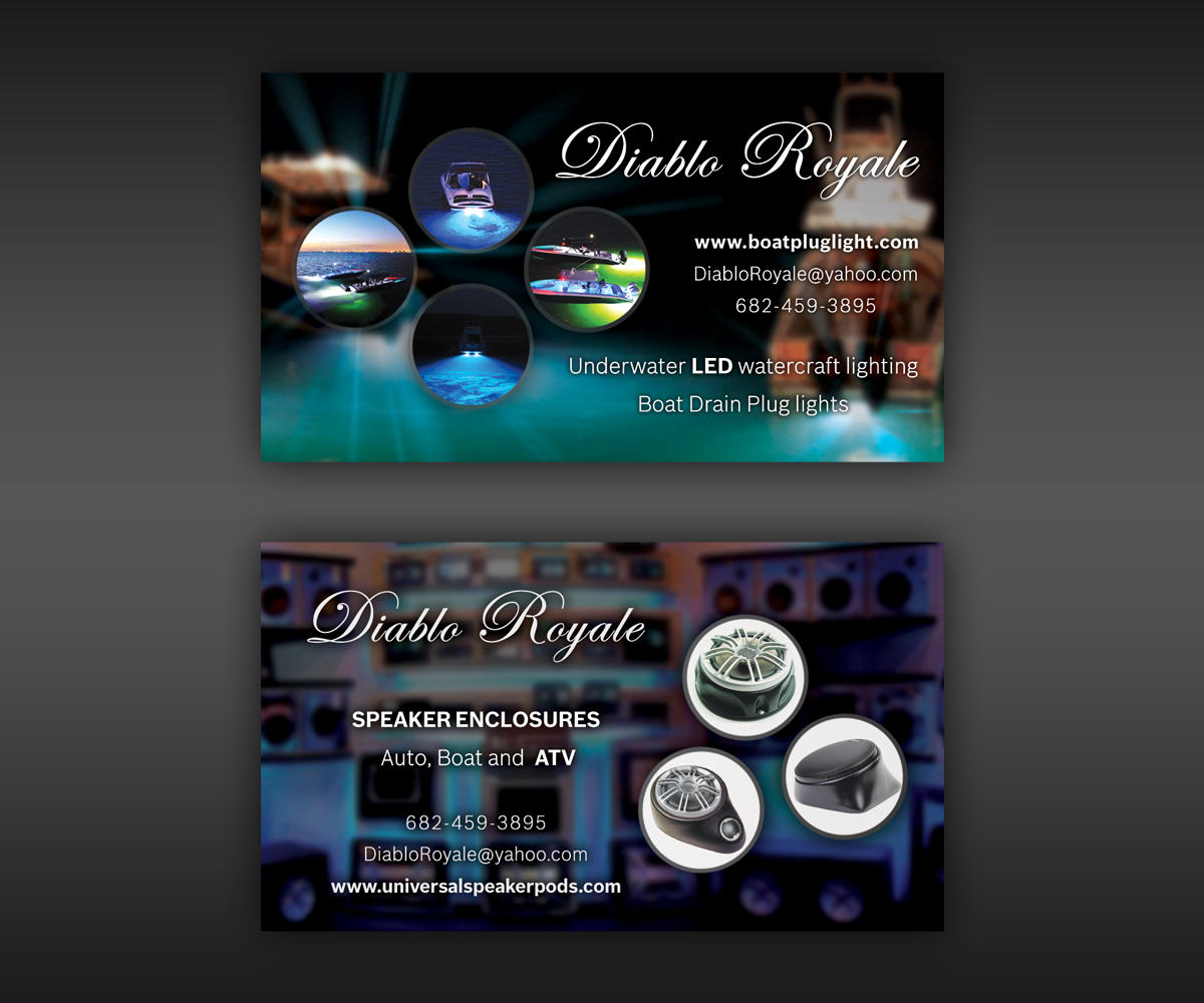 Business Card Design by Ethien for Diablo Royale Customs | Design #4002889