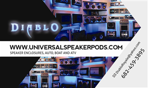 Business Card Design by flypaper for Diablo Royale Customs | Design: #3967681