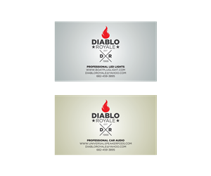 Visitenkarten-Design von hbrdesign für Diablo Royale Customs | Design #3963387