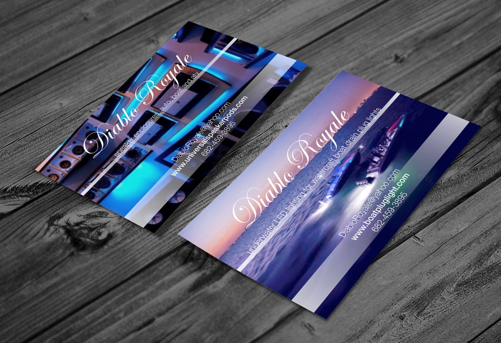 Business Card Design by G.Krastinkova for Diablo Royale Customs | Design #3994111