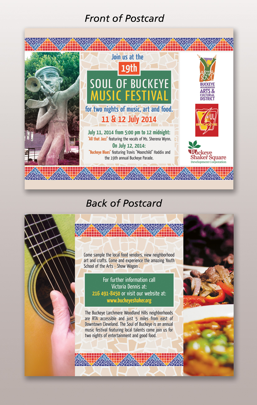 Diseño de Postal por The Freelance Designer para Buckeye Shaker Square Development Corporation | Diseño #4001566