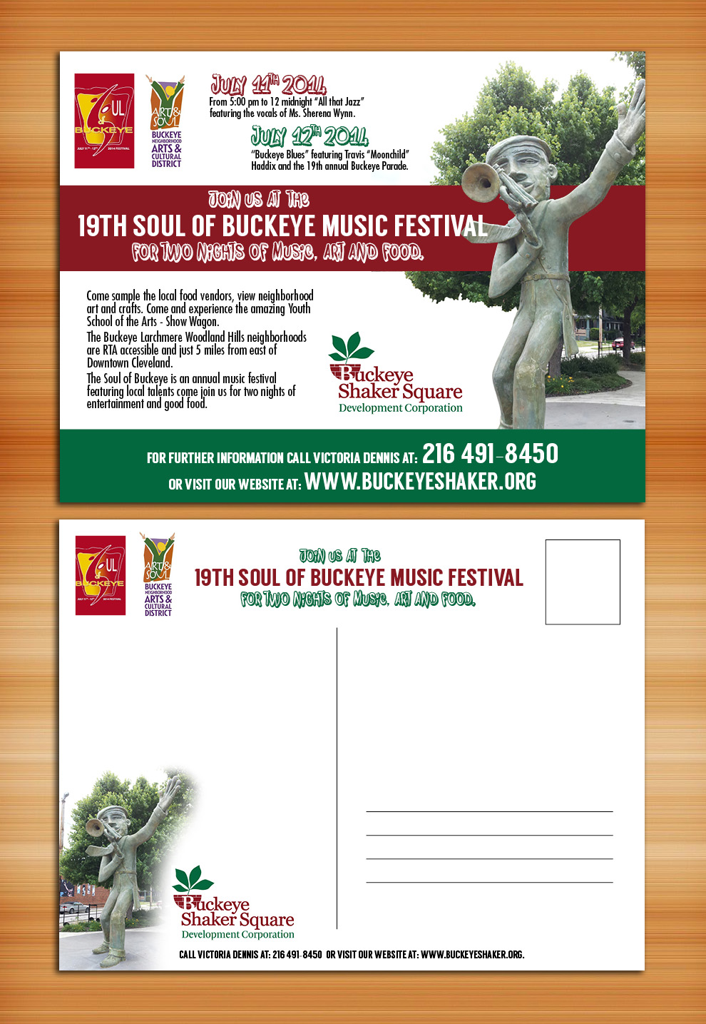 Postcard Design by PAS-CREATIVE for Buckeye Shaker Square Development Corporation | Design #4009747