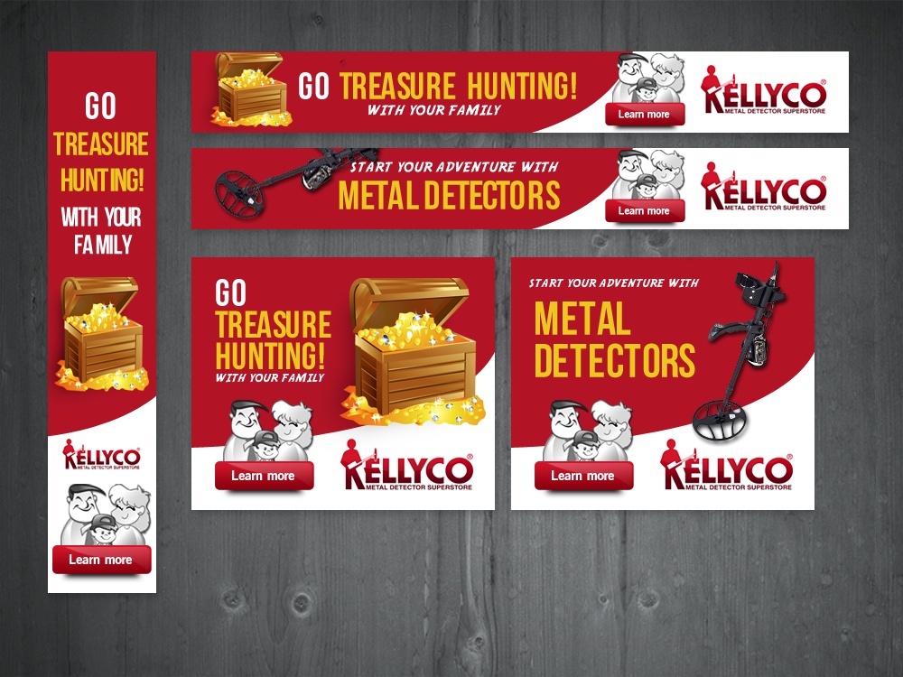 Banner Ad Design by MNM for Kellyco Metal Detectors | Design #1088932