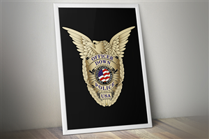 Officer Down | Logo Design by stealth_ferret