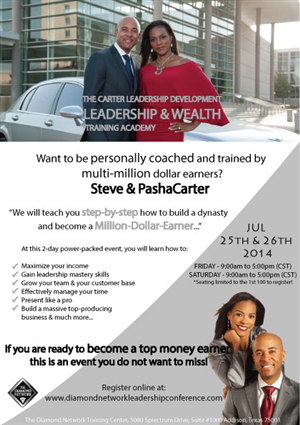 Flyer-Design von filp flop für Carter Leadership Development | Design: #3973808