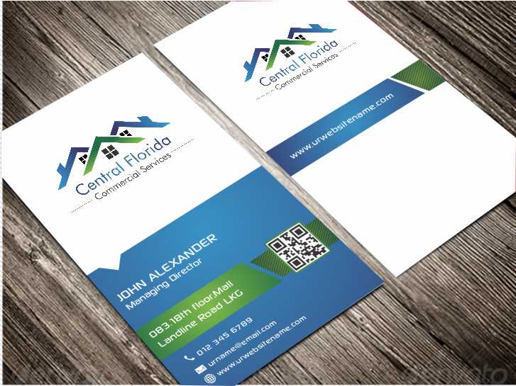 Design de Carte de Visite par AwsomeD pour Central Florida Commercial Services llc | Design #3961690